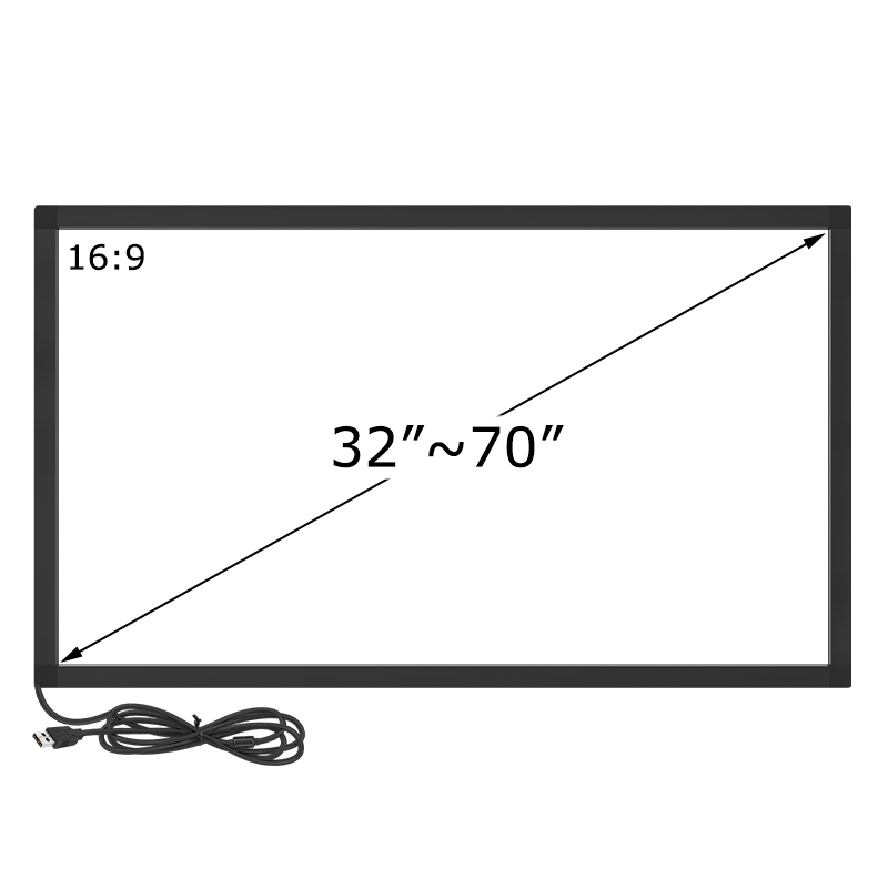 Cadre tactile infrarouge de 32 &agrave; 70 pouces (s&eacute;rie TF)