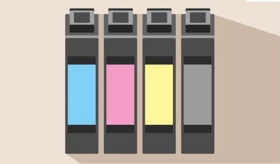 Distributeur automatique interactif de cartouches d'encre avec &eacute;cran tactile en expansion