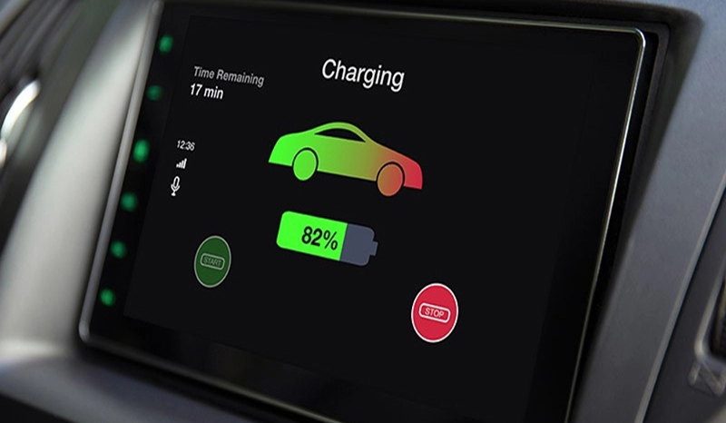 Quelle est la tendance de d&eacute;veloppement des &eacute;crans d'affichage pour bornes de recharge ?