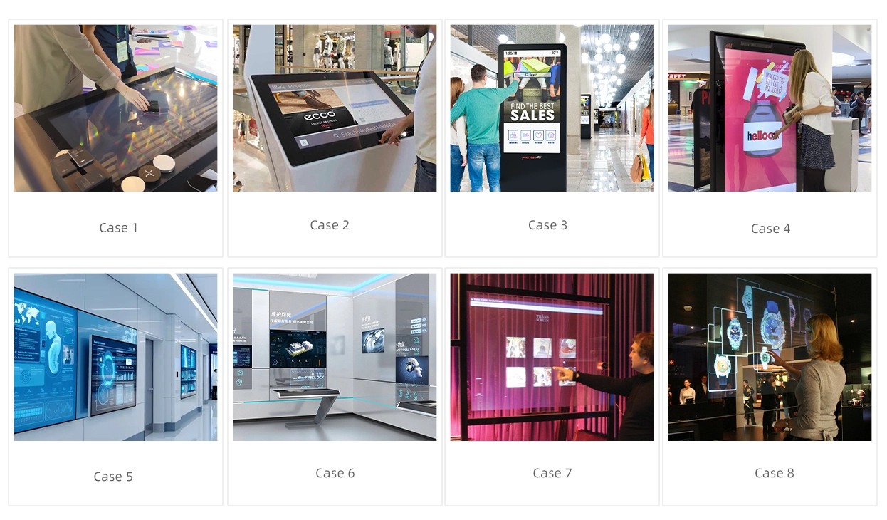 Feuille tactile interactive de 43 &agrave; 180 pouces (s&eacute;rie XTC)