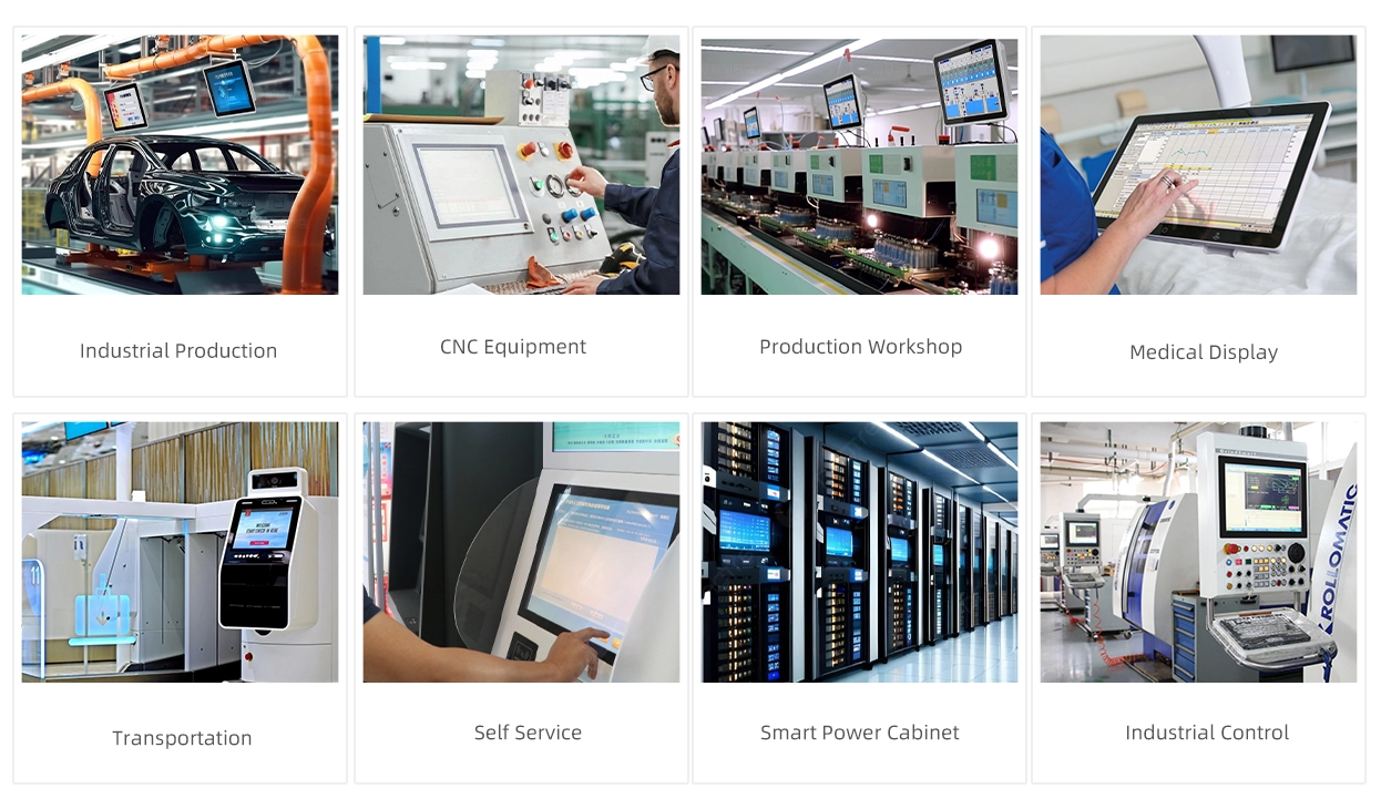 PC &agrave; &eacute;cran tactile &agrave; montage sur panneau 10,1-23,8 pouces (s&eacute;rie 3D)