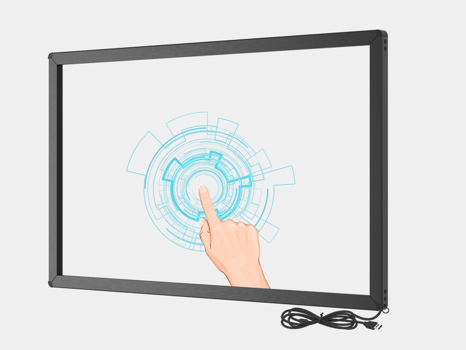 Pr&eacute;sentation du cadre tactile infrarouge TB 