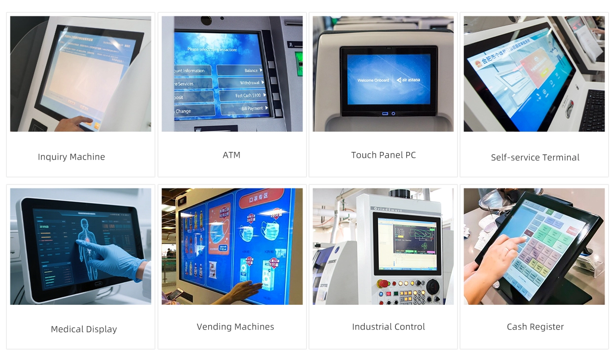 Écran tactile capacitif de 10,4 à 23 pouces