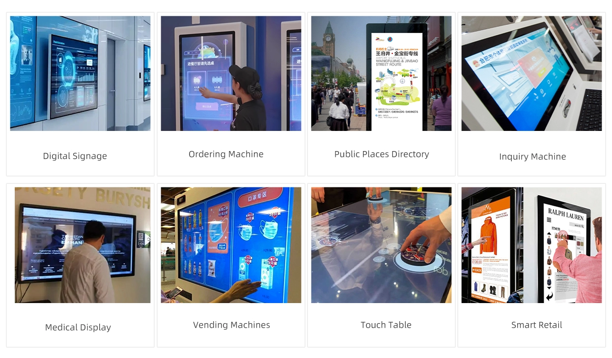 Écran tactile capacitif de 23,6 à 65 pouces