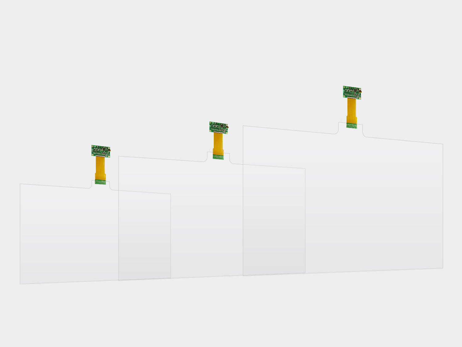 Pr&eacute;sentation de la feuille tactile capacitive