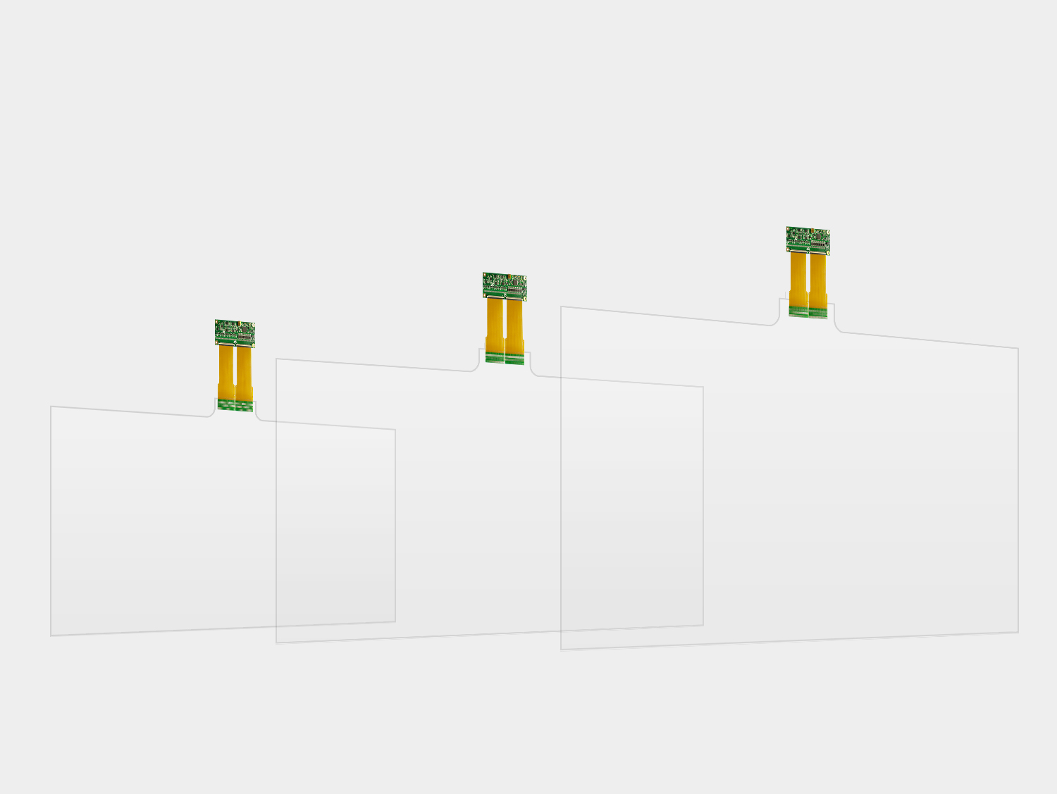Pr&eacute;sentation de la feuille tactile capacitive