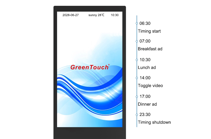 Panneau d'affichage num&eacute;rique sur pied 32-65 pouces (s&eacute;rie 6C)