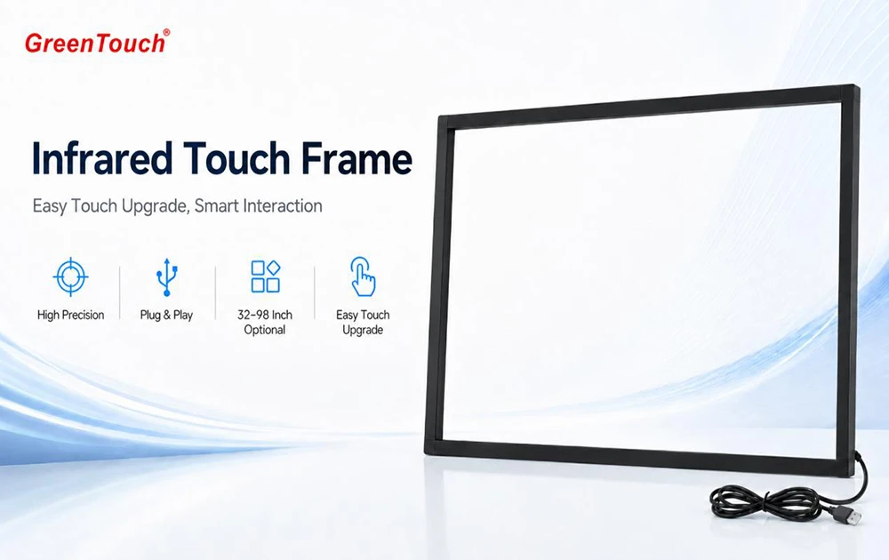Cadre tactile infrarouge s&eacute;rie GreenTouch TF&nbsp;: solution de mise &agrave; niveau tactile pour les appareils d'affichage de grande taille