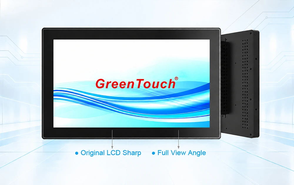 Moniteur tactile &agrave; cadre ouvert de 15,6 pouces&nbsp;: GreenTouch sur la qualit&eacute; LCD industrielle, la personnalisation OEM, le montage et la conformit&eacute;